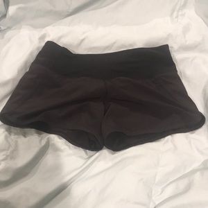 LuLulemon Speed Up Shorts- Black
